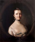 Thomas Gainsborough Portrai of Mary,Mrs John Vere oil painting artist